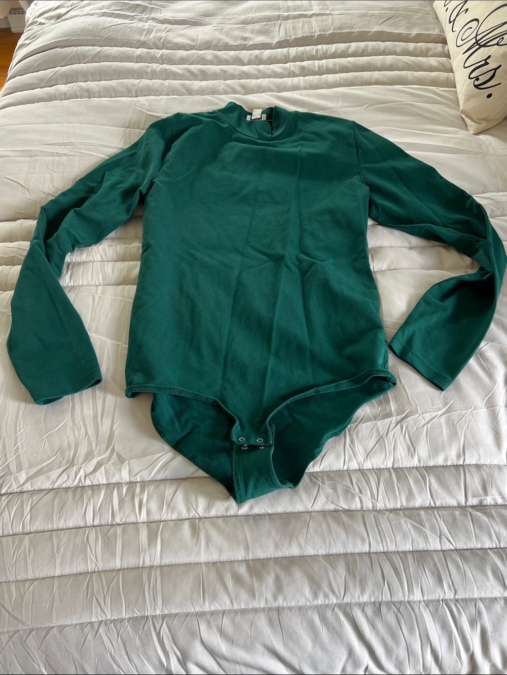 Long Sleeve Green Bodysuit